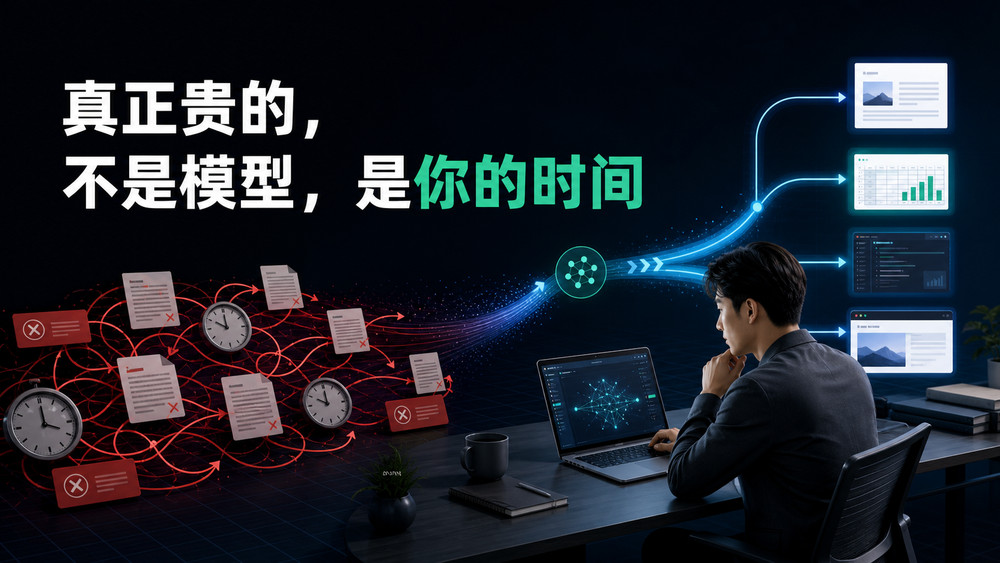 别再用降智的AI了：真正贵的不是模型，而是的时间